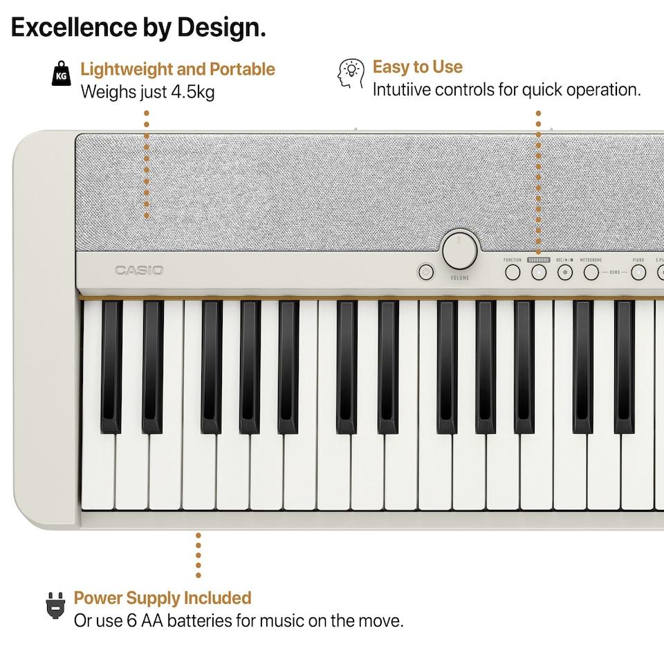 image 1 of Casio CT-S1 white