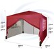 image 6 of MCC Direct Gazebo 3x3 Pop up Garden Outdoor Tent Patio Canopy Marquee with Sides
