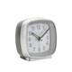 image 3 of Hometime Cushion Shape Alarm Clock Sweep/Cres Silver Silver