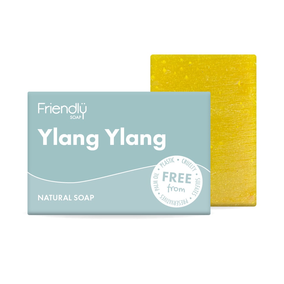 image 1 of 4 x Natural Ylang Ylang Soap Bar - 4 Pack | Yellow | 1