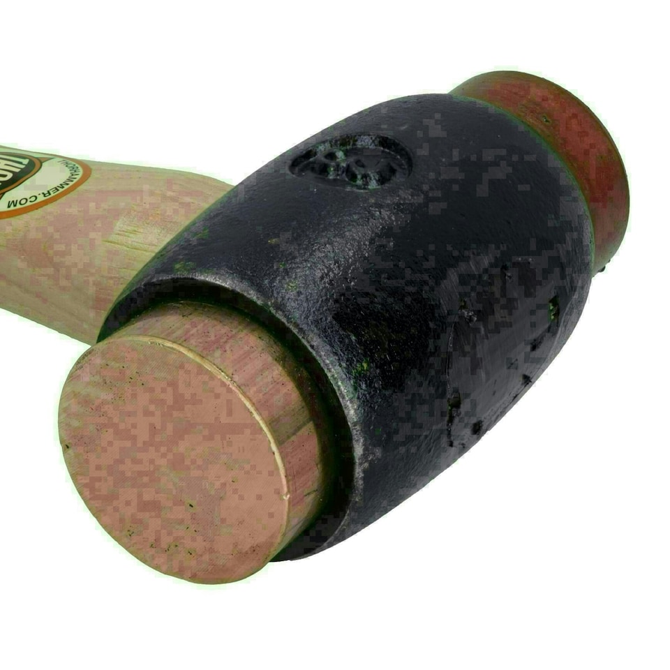 image 1 of Thor No 3 Copper and Rawhide / Hide Faced Hammer / Mallet Dead Blow 3lb TE398