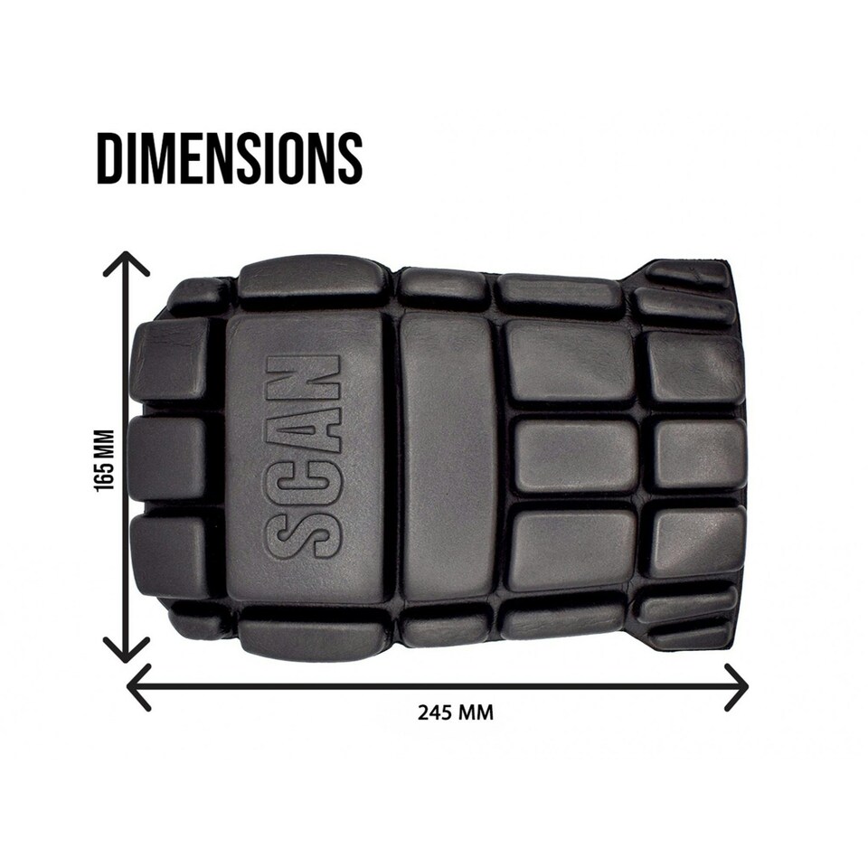 image 1 of Scan Kneepad Insert Type 2 Level 0 - Multi Colour - 240 x 165mm
