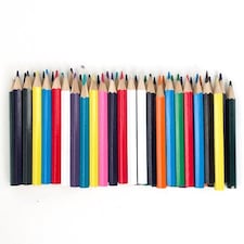 Assorted Mini Colouring Pencils - Pack of 48