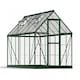 image 1 of Greenhouse Hybrid 6 x 12 - Polycarbonate - L370 x W185 x H208 cm - Green