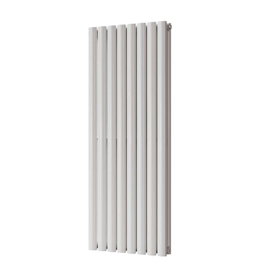 image 1 of Omeara - White Vertical Radiator H1200mm x W464mm Double Panel