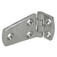 image 6 of Polished Door Hinge Stainless Steel 76mm x 38mm 316 Marine Cabin Hatch Silver