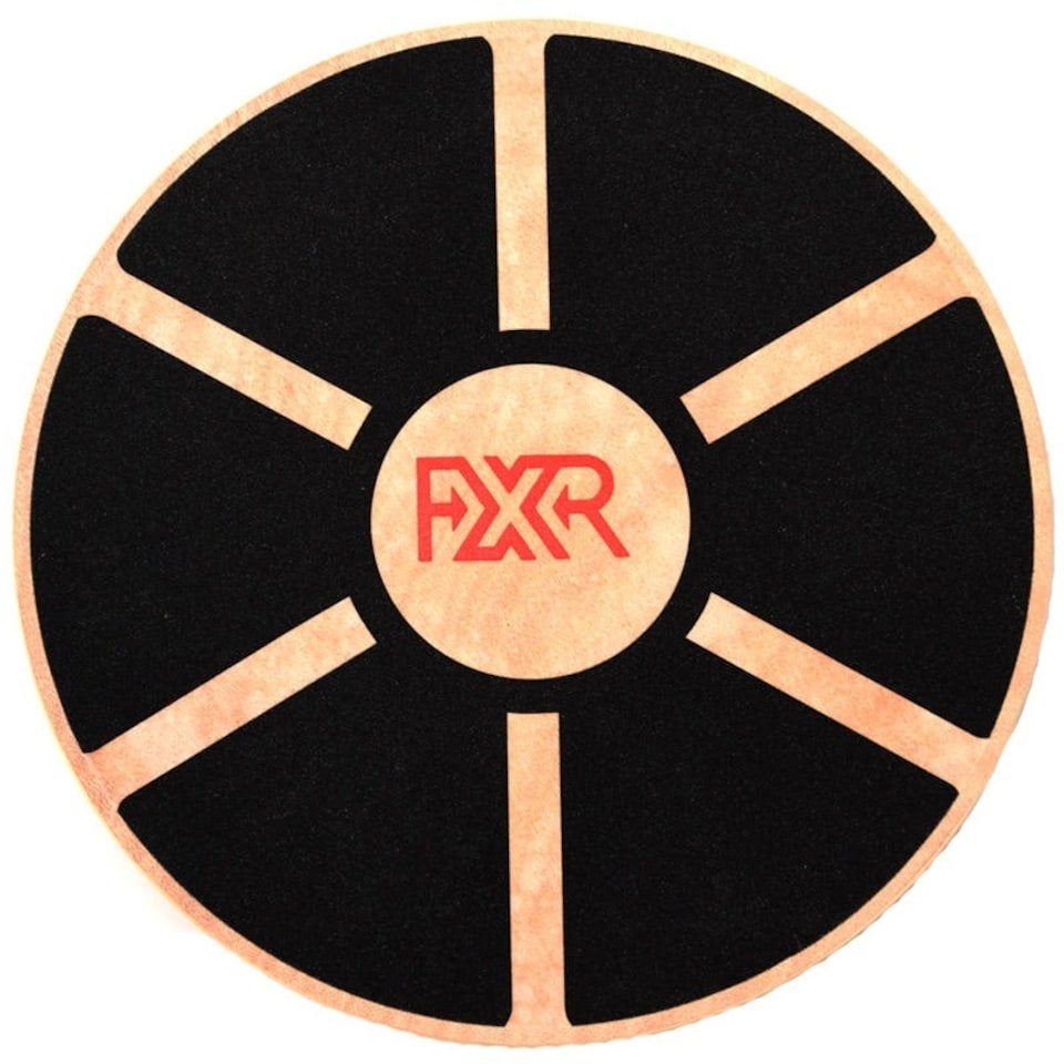 image 1 of WOODEN WOBBLE BALANCE BOARD | Black | One Size