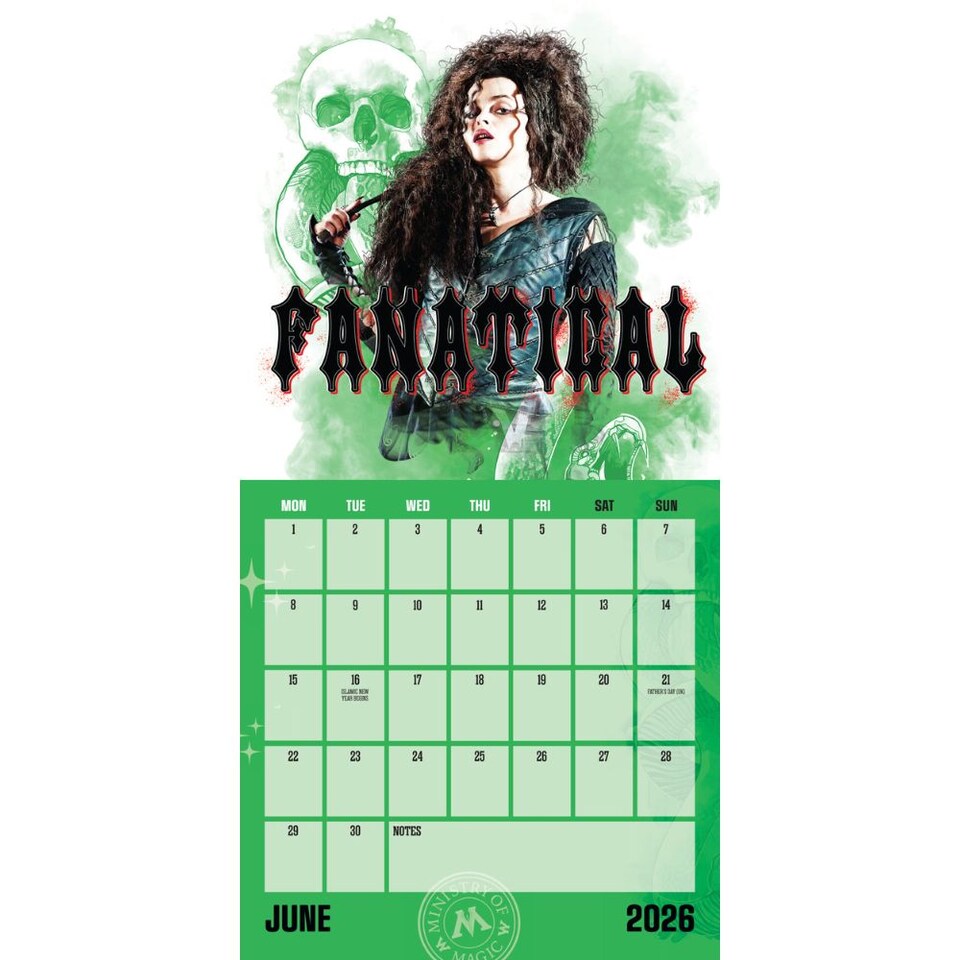 image 1 of HARRY POTTER MOVIE 2026 MINI CALENDAR