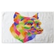 image 1 of Amazing Illustration Dog Pop Art Designer Bath Towel | Multi