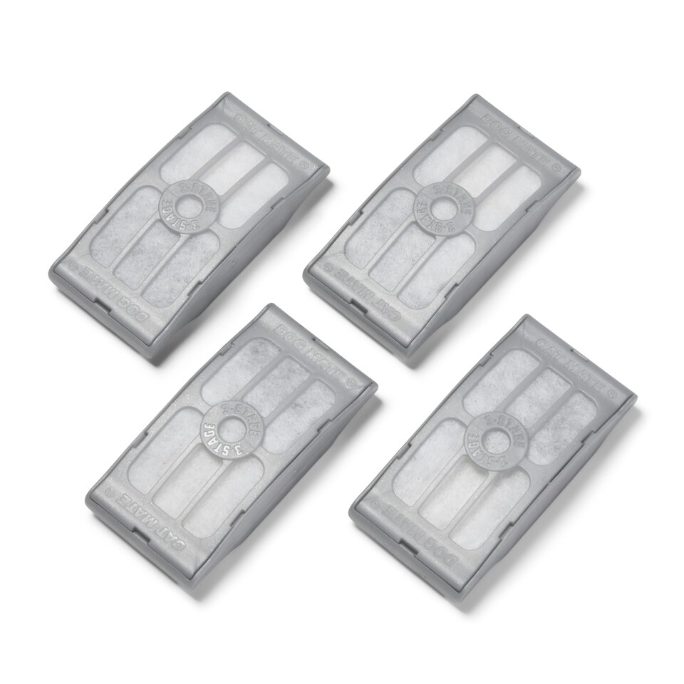 image 1 of Cat Mate 3-Stage Filter Cartridges: Pet Fountain (4 Pack) (386) Grey