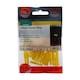 image 2 of Timco - Plastic Plugs - Yellow (Size 25mm - 50 Pieces)