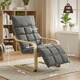 image 9 of HOMCOM Accent Chair, Leisure Lounge Chair Armchair with Footrest
