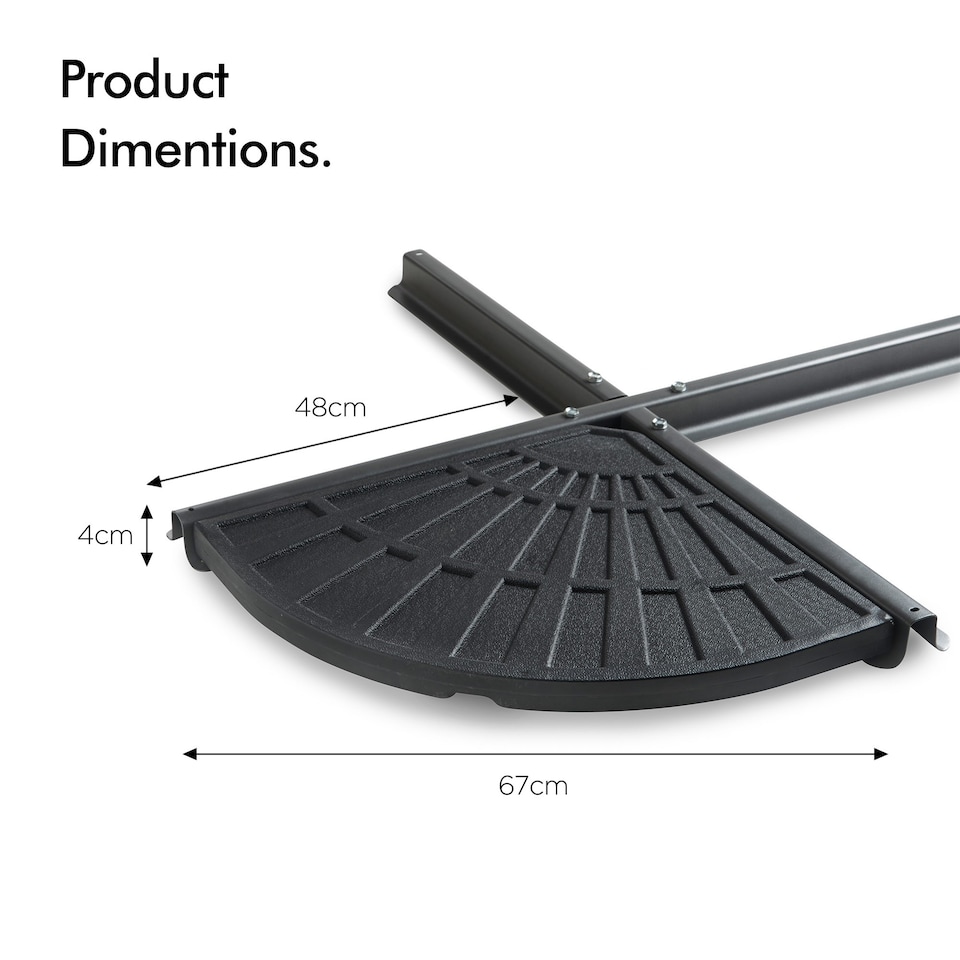 image 1 of VonHaus Banana Parasol Base Segments Pack of 2