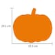 image 2 of Orange Pumpkin Shaped Halloween Acrylic Grazing Board 33.5cm