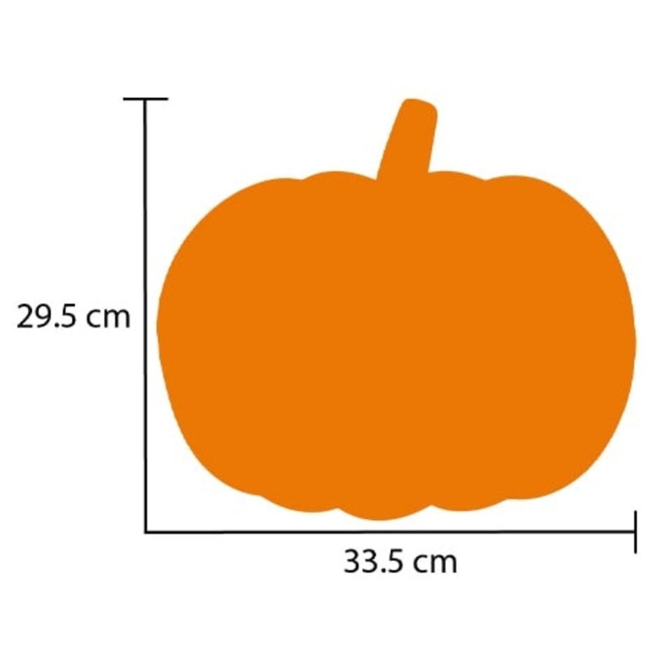 image 1 of Orange Pumpkin Shaped Halloween Acrylic Grazing Board 33.5cm
