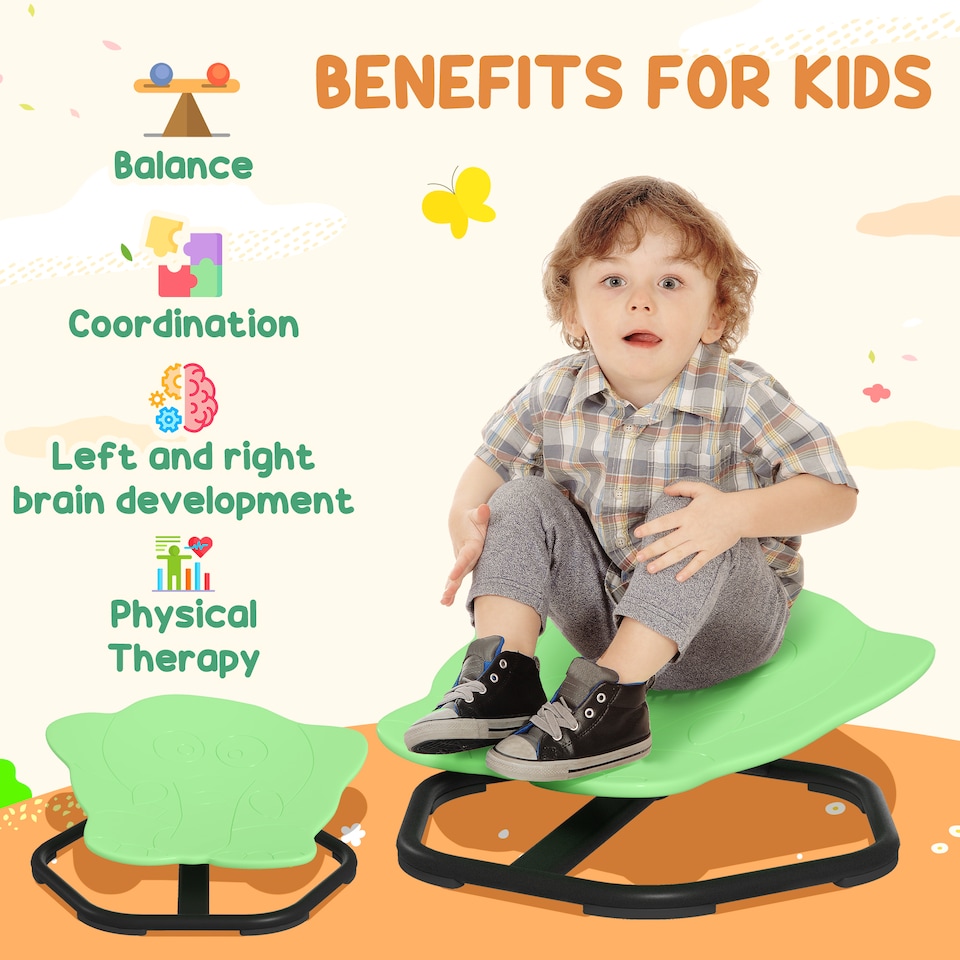 image 1 of AIYAPLAY Spinning Chair for Autism, Sensory Spinning Chair
