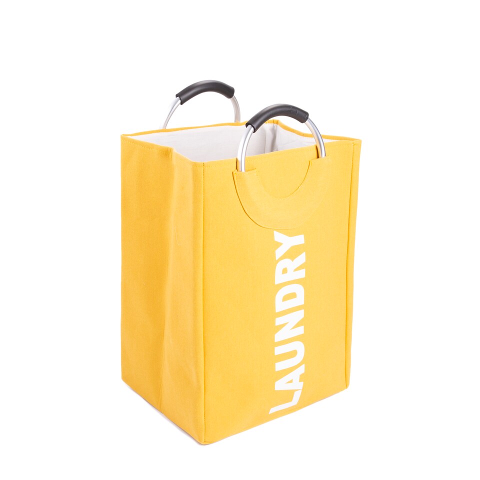 image 1 of Wickerfield Foldable Fabric Laundry Bag with Carry Handles