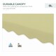image 4 of Outsunny 2.5m Cantilever Garden Parasol Umbrella with Cross Base Beige