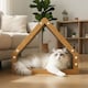 image 9 of Skylos Cat Scratching Board House Corrugated Cardboard Scratcher Indoor