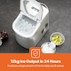 image 3 of GEEPAS Countertop Ice cube Maker - 2.2L Tank, Silver