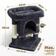 image 3 of Yaheetech 59 cm 2-Level Cat Tree with Condo Black