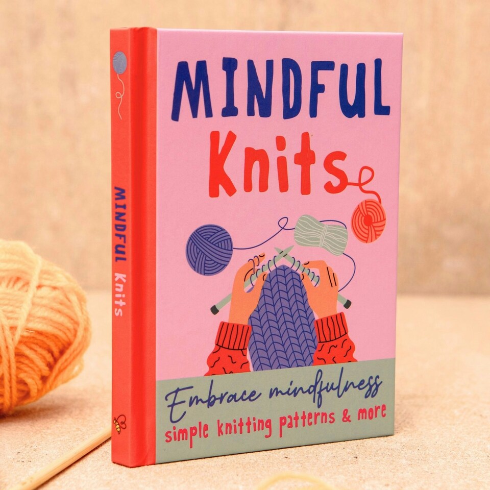 image 1 of Mindful Knits Book Embrace Mindfulness With Simple Knitting Patterns