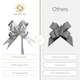 image 7 of 40pcs Silver 50mm/5cm Large Ribbon Pull Bows for Gift Wrapping, Hampers, Florist Bouquets, Wedding Cars and Party Décor Pullbow