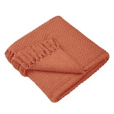 Drift Hayden Bedspread Terracotta