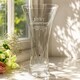 image 3 of Personalised Ruby Anniversary Large Hand Cut Diamond Effect Heart Vase