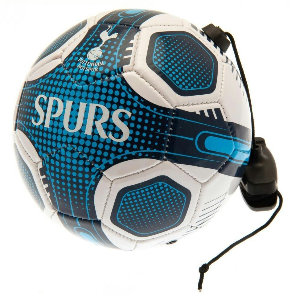 image 1 of Tottenham Hotspur FC Skills Training Ball - White/Navy Blue - 2