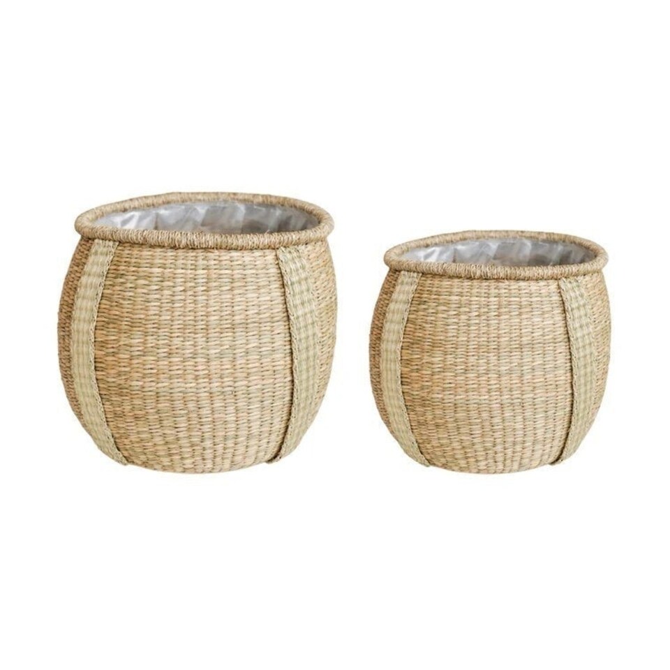 image 1 of Pando Seagrass Basket (Set of 2) - Seagrass - Natural Brown