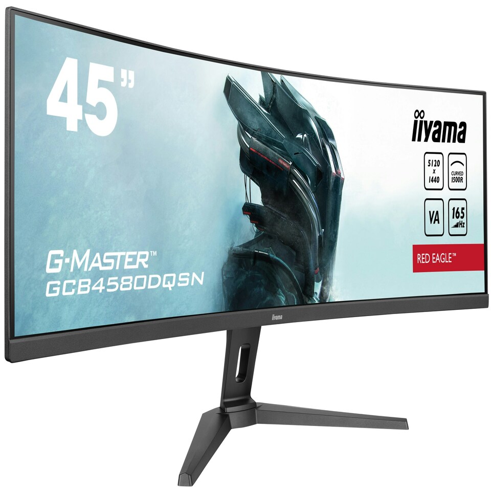 image 1 of iiyama G-MASTER RED EAGLE CURVED computer monitor 114.3 cm (45") 5120 x 1440 pixels Dual QHD LED Black