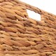 image 4 of Large Water Hyacinth Square Storage Basket | Brown | Brown | L