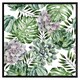 image 2 of Watercolour botanical leaves (Picture Frame) White | XL