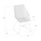 image 5 of Ellis Accent Dining Chair Gold Metal