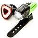 image 1 of AWE X-Fire360 USB 2.0 730 Lumens Rechargeable Bike Light Set Front/Rear CE Approved