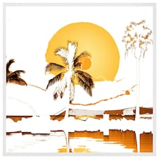 Sunset (Picture Frame) White | L