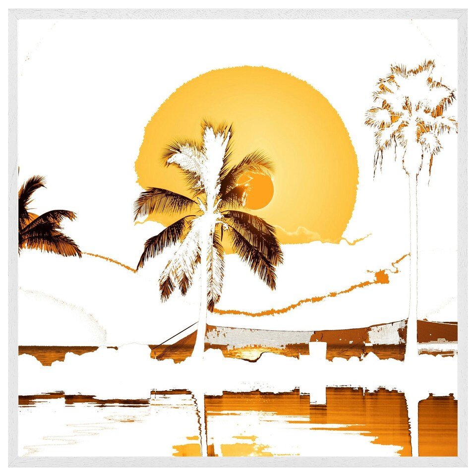 image 1 of Sunset (Picture Frame) White | L