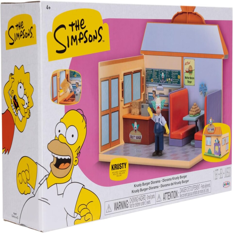 image 1 of THE SIMPSONS PLAYSET CRUSTY BURGER