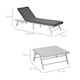 image 7 of Outsunny 3 Pcs Garden Seating Set w/ Sofa Lounge Table Outdoor Patio Furniture