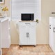 image 2 of Yaheetech Kitchen Island Cart with Spice Rack Storage