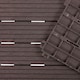 image 8 of Cosmo Garden Patio Cosmopolitan Decking Tiles - Brown | Brown | Pack of 10