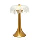 image 4 of Hestia Crystal USB LED Touch Table Lamp with Bronze Base & Trim