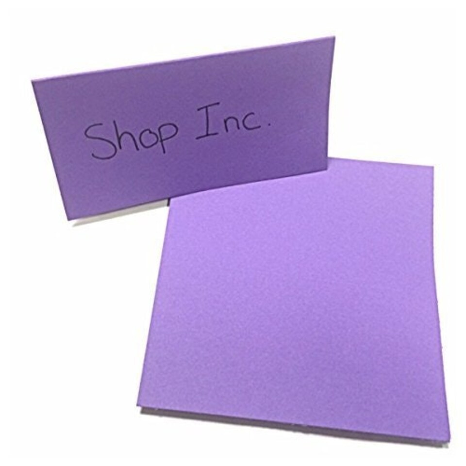 image 1 of Pack Of 10 High Quality Place Cards (Purple Colour)