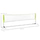 image 2 of SPORTNOW 4m Badminton Net, Foldable Height Adjustable Outdoor Sports Net with Carry Bag, for Tennis, Badminton, Pickleball, Volleyball, Black and Yellow