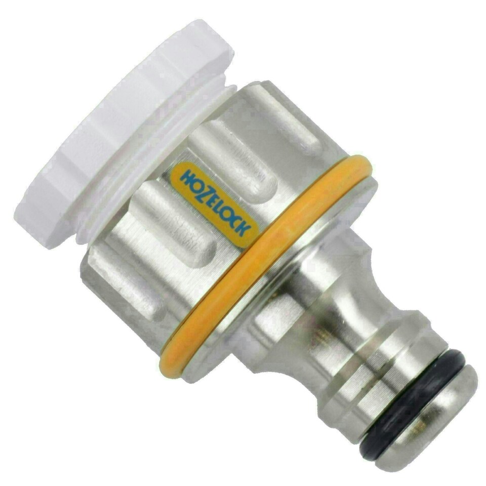 image 1 of Hozelock Outdoor Garden Tap Hose Threaded Tap Connector 3/4in - 1/2in 5pc