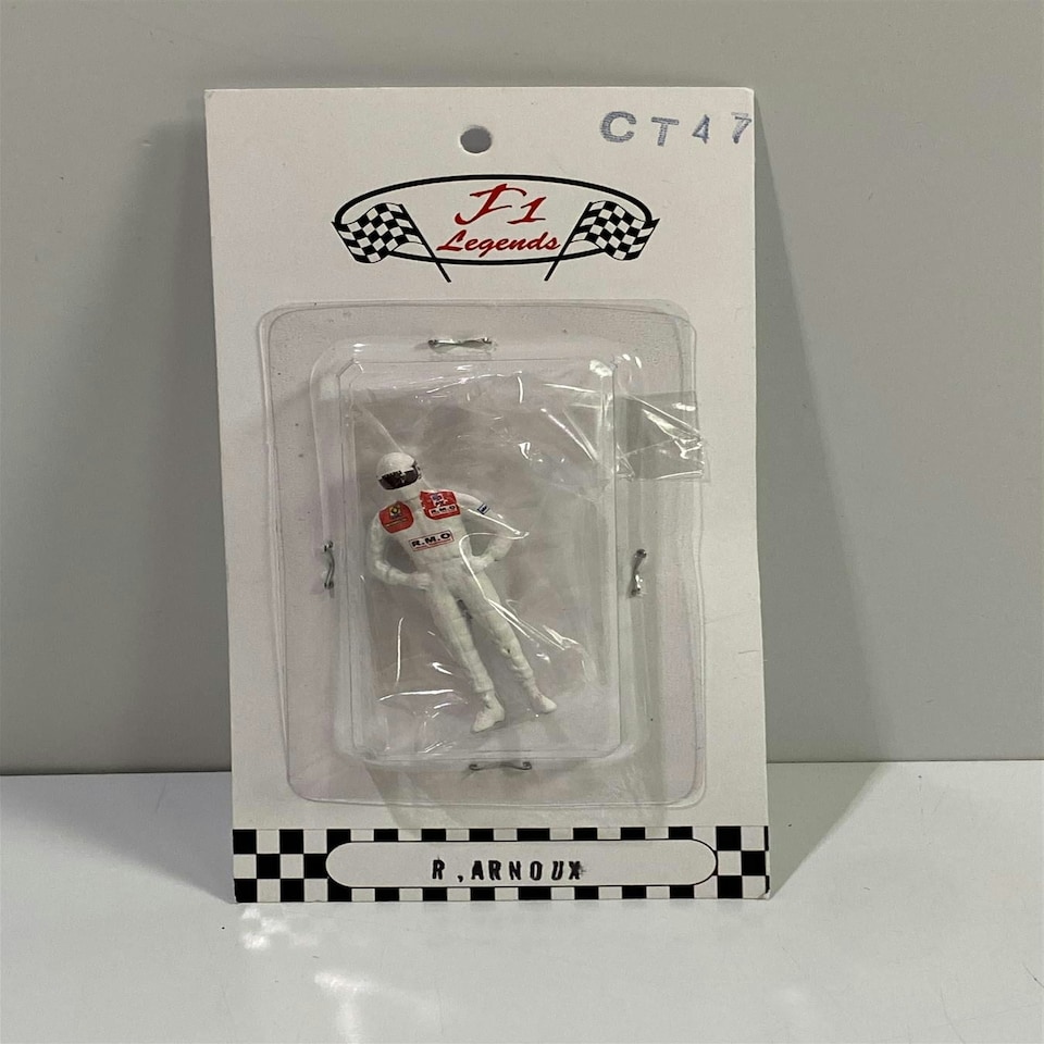 image 1 of Rene Arnoux Renault 1:43 Scale Figure Cartrix CT47