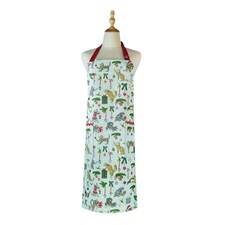 Ulster Weavers Christmas Cats Apron - Cotton Seafoam