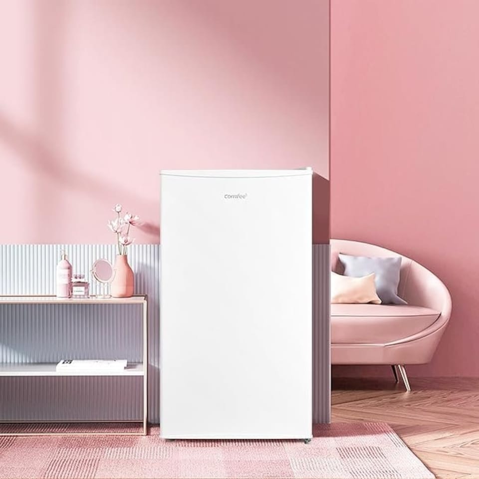 image 1 of Comfee 93 L Small Fridge with Cooler Box, White