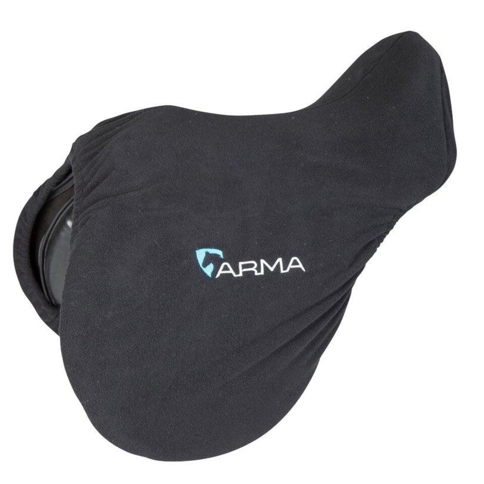 image 1 of Shires ARMA Fleece Saddle Cover Purple | Size: 14-16.5
Colour: Plum